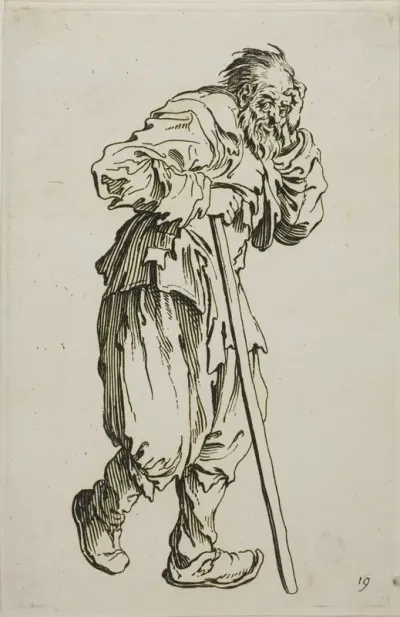 The Beggar on Crutches, plate sixteen from The Beggars