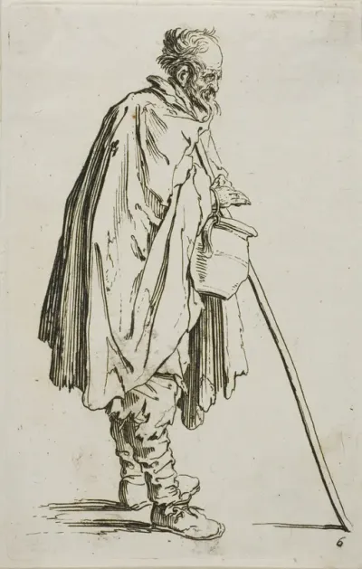 The Beggar with a Footwarmer, plate six from The Beggars