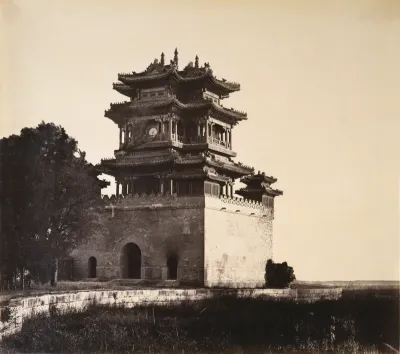 The Belvedere of the God of Literature at the Summer Palace, Beijing