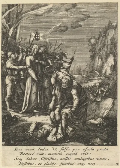 The Betrayal of Christ, from "The Passion of Christ"