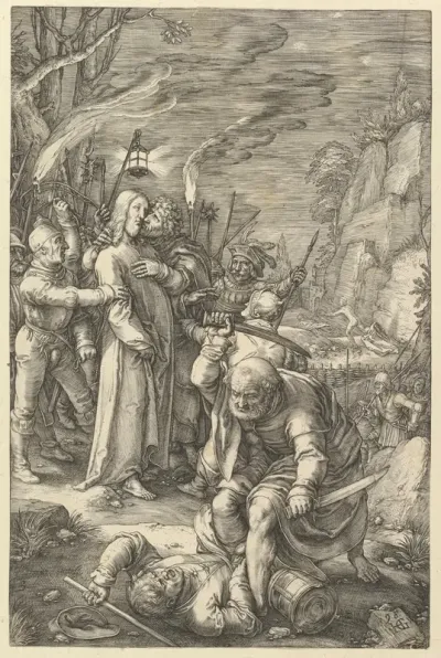 The Betrayal of Christ, from "The Passion of Christ"