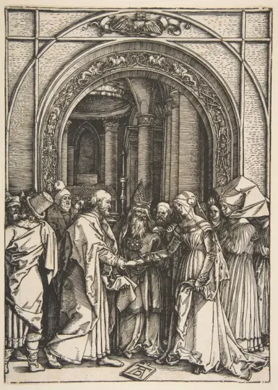 The Betrothal of the Virgin, from "The Life of the Virgin"