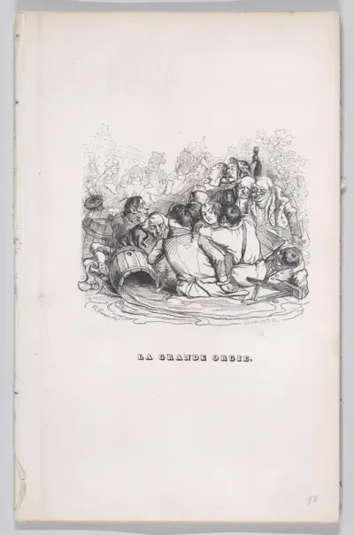 The Big Orgy, from "The Complete Works of Béranger"