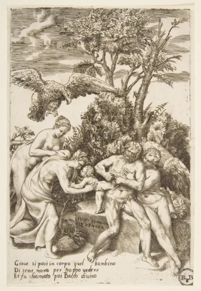 The Birth of Bacchus, from "The Loves of the Gods"