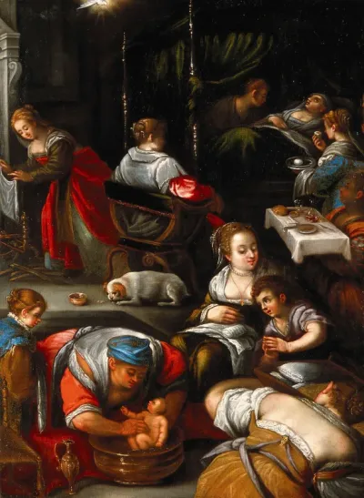 The birth of the Virgin