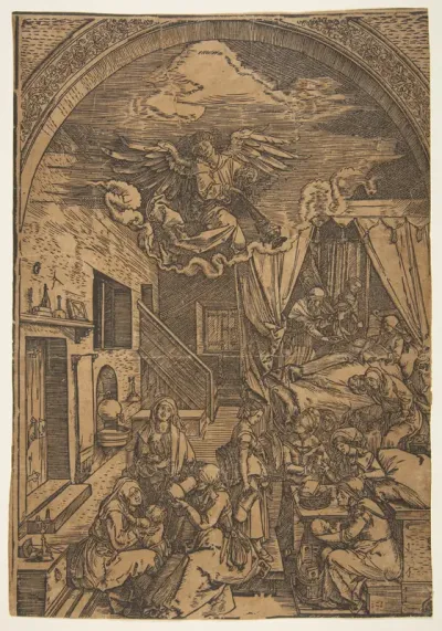 The Birth of the Virgin, from "The Life of the Virgin" (copy)