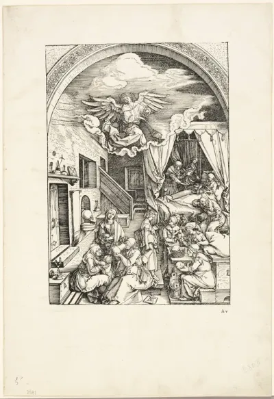 The Birth of the Virgin, from The Life of the Virgin