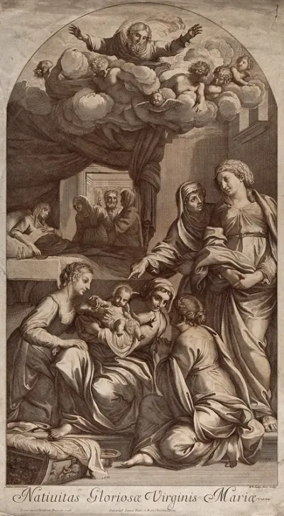 The birth of the Virgin Mary