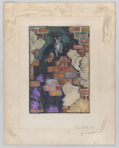 The Black Cat, for Edgar Allan Poe's “Selected Tales of Mystery"