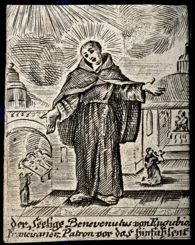 The blessed Benvenuto of Gubbio as patron of the weak and enfeebled