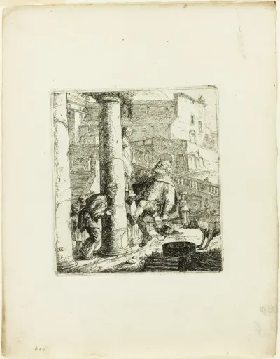 The Blind Beggar Tricked by Lazarillo