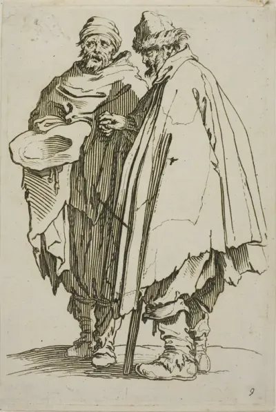 The Blind Man and his Companion, plate nine from The Beggars