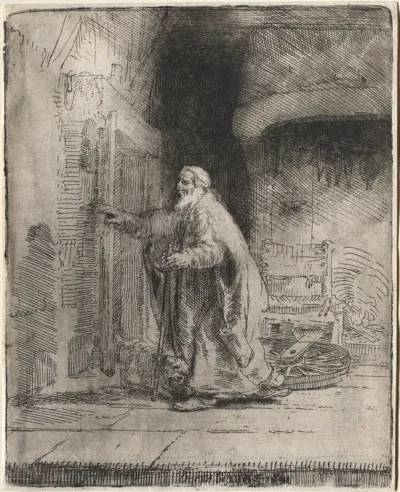 The Blindness of Tobit: The Large Plate