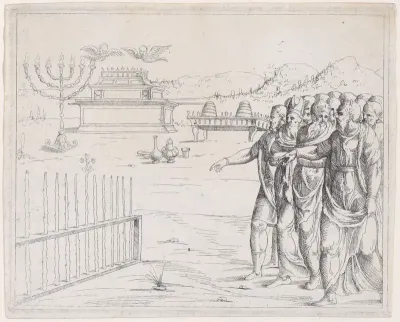 The Blossoming of Aaron's Rod, from Old and New Testaments