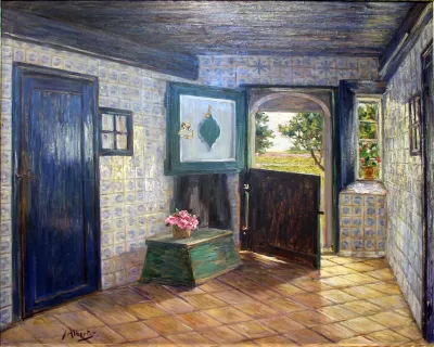 The Blue Entryway at Hooge