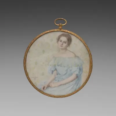 The Blue Gown (Portrait of Ethel Coe)