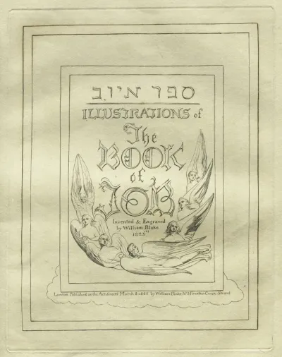 The Book of Job:  Title Page