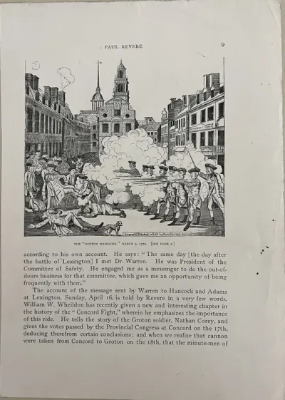 The "Boston Massacre," March 5, 1770