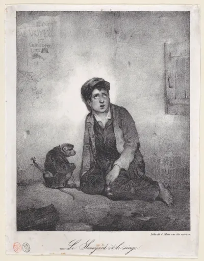 The Boy from Savoy and His Monkey