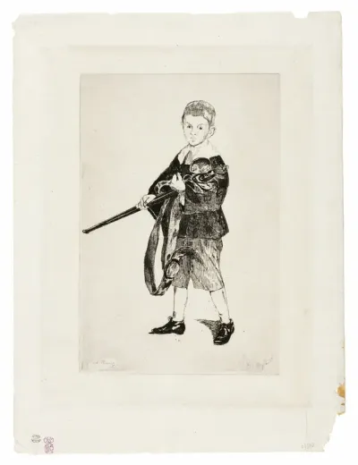 The Boy with a Sword, Turned to the Left III