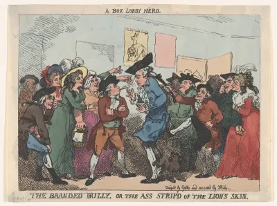 The Branded Bully, or the Ass Stripp'd of the Lion's Skin
