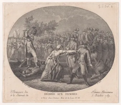The Bravery of Parisian Women on October 5, 1789