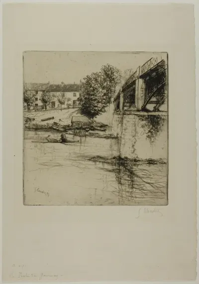 The Bridge at Fournay, from the Side