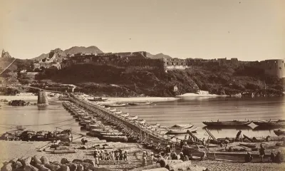 The Bridge of Boats and Fort from Khairabad