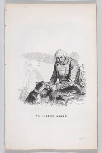 The Broken Violin, from "The Complete Works of Béranger"