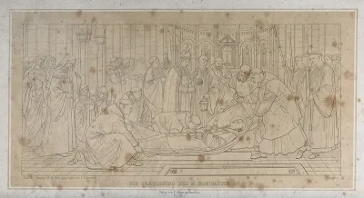 The burial of Saint Boniface