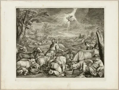 The Calling of Abraham (or The Annunciation to the Shepherds), from Cainet Reynst