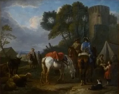 The Camp of Cavalrymen