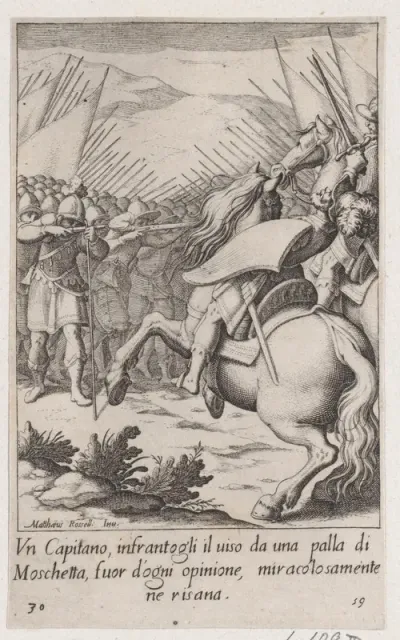 The Captain, from Scelta d'Alcuni Miracoli e Grazie della Santissima Nunziata di Firenze (Selection of Some Miracles and Graces that Occurred in the Church of the Annunziata in Florence)
