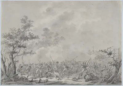 The Capture of Lieutenant General Johann Hermann von Fersen During the Battle of Bergen (19 September 1799)