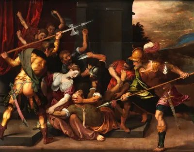 The capture of Samson by the Philistines