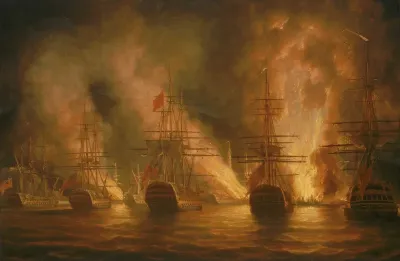 The capture of Trinidad, 17 February 1797