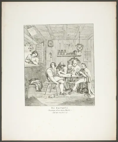 The Carbuncle (Der Karfunkle), plate two from the series Poems in the Dialect of the Upper Rhine Region (Zehn Blätter Zu Hebels Alemannischen Gedichten)
