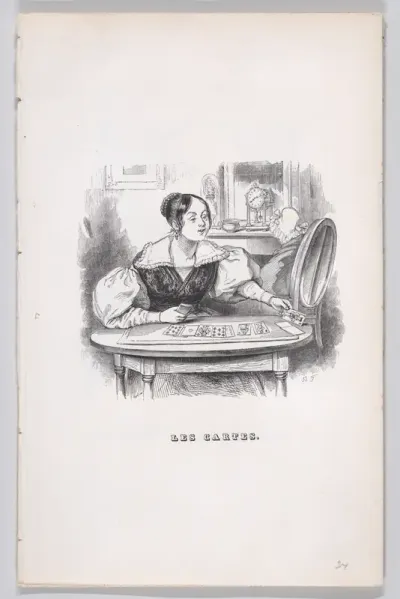 The Cards, from "The Complete Works of Béranger"