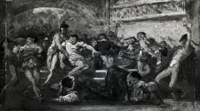 The Carousal (Scene from Faust?)