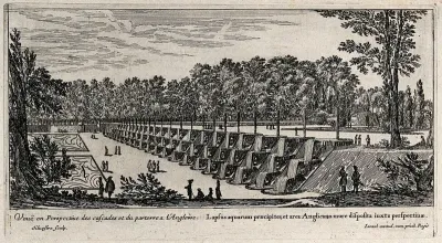 The cascades and the English garden at Liancourt