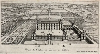 The castle at Courance in Gastinois