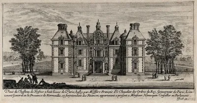 The castle at Fresnes near Paris