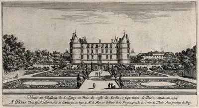 The castle at Lusigny en Brie near Paris