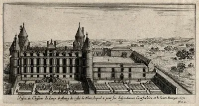The castle of Bury Rostaing near Blois