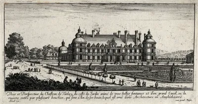 The castle of Tanlay in Burgundy