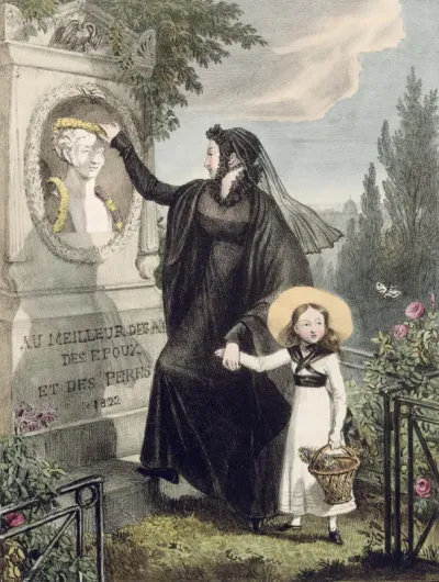 The Cemetery of Pere lachaise