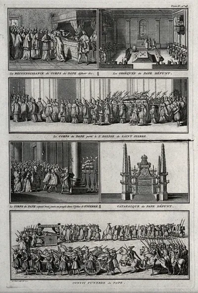 The ceremonies of a papal funeral