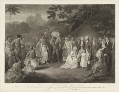 The Cession of Matavai (in Tahiti) to Captain James Wilson