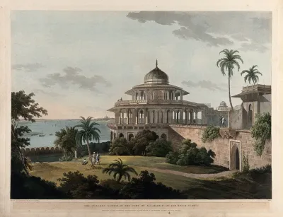 The Chalis Satun, or Hall of Forty Pillars, at Allahabad, Uttar Pradesh