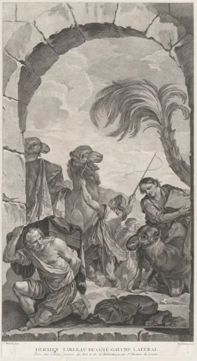 The Chapel of the Enfants-Trouvés in Paris: La Suite des rois mages: chameliers et porteurs de présents